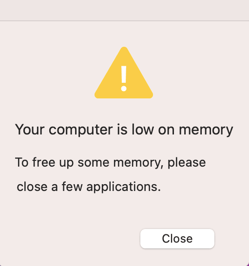 Macbook Not Enough Memory Storage Singapore